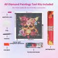 thumbnail image 3 of Golden Skull avec Roses, 3 of 7