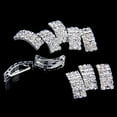 thumbnail image 4 of 10pcs 9mm Ribbon Buckle Slider Buckles for Wedding Invitation Letter Christmas Buckles () - A, 4 of 10
