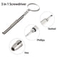 thumbnail image 5 of Speravity Kit de reparación de gafas de acero inoxidable, gafas de sol profesionales portátiles, herramienta de reparación de gafas, pinzas, Artesanía, 5 of 6