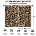 thumbnail image 2 of Blackout Kids Curtains,Dog Bones and Dog Footprints Childrens Insulated Curtains Set Of 2,Bedroom Essentials,Toddler Room Decor 52x84in(132x213cm), 2 of 4
