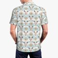 thumbnail image 2 of Polo Shirts for Men, boho cow skull Indian cool Cuteness Casual Mens Polo Shirts Short Sleeve Button Down Classic Mens Golf Polo Shirts, 2 of 7