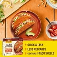 thumbnail image 6 of (4 pack) Old El Paso Carb Advantage Crunchy Taco Shells, Nacho Cheese Flavored, 8 Count, 3.95 oz, 6 of 16