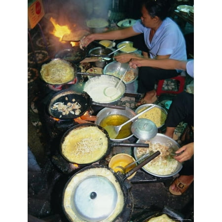 Cook in Restaurant, Ho Chi Minh City (Formerly Saigon), Vietnam, Indochina, Southeast Asia Print Wall Art By Tim