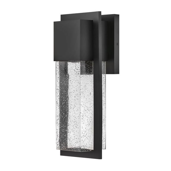 82014BK-LL Lark Alex - 6W 1 LED Medium Outdoor Wall Lantern In Modern Style-20 Inches Tall and 8 Inches Wide-Black Finish