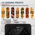thumbnail image 7 of CUSIMAX Air Fryer Oven, 10-in-1 Convection Oven, 15QT Air Fryer Combo, Countertop Air Fryer Toaster Oven with Rotisserie & Dehydrator, Rich Accessories, Black, 7 of 7
