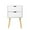 White_1pc, variant on Tcbosik Modern Bedside Table with 2 Drawers, Compact Nightstand End Table for Small Space, 15.75"L x 11.81"W x 23.62"H, White, 1 Pack