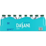 Dasani Purified Water Bottles, 16.9 fl oz, 32 Pack