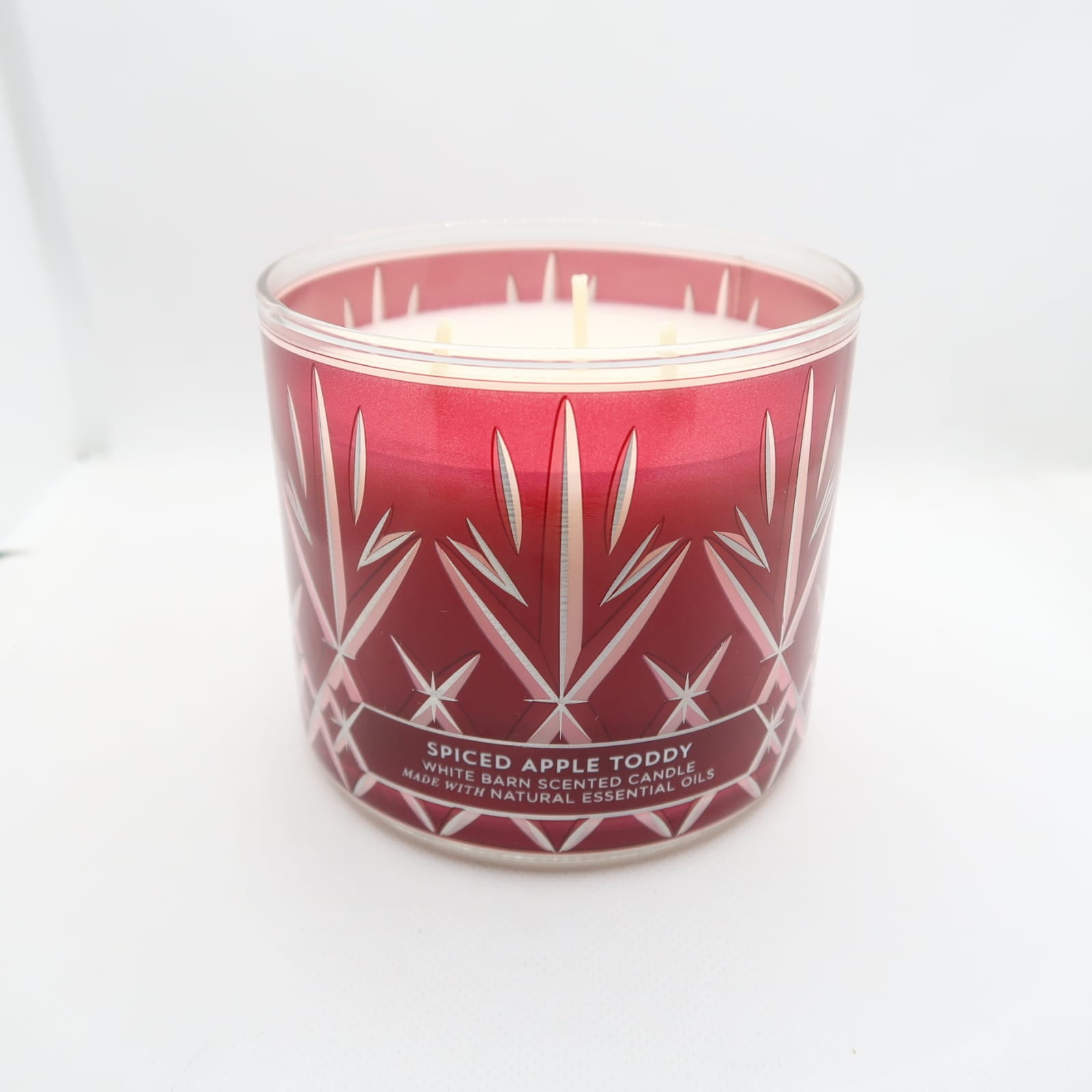 Bath and Body Works, White Barn 3Wick Candle w/Essential Oils 14.5