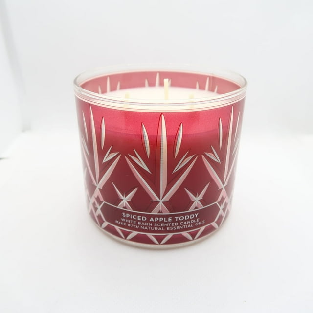 Bath and Body Works, White Barn 3Wick Candle w/Essential Oils 14.5