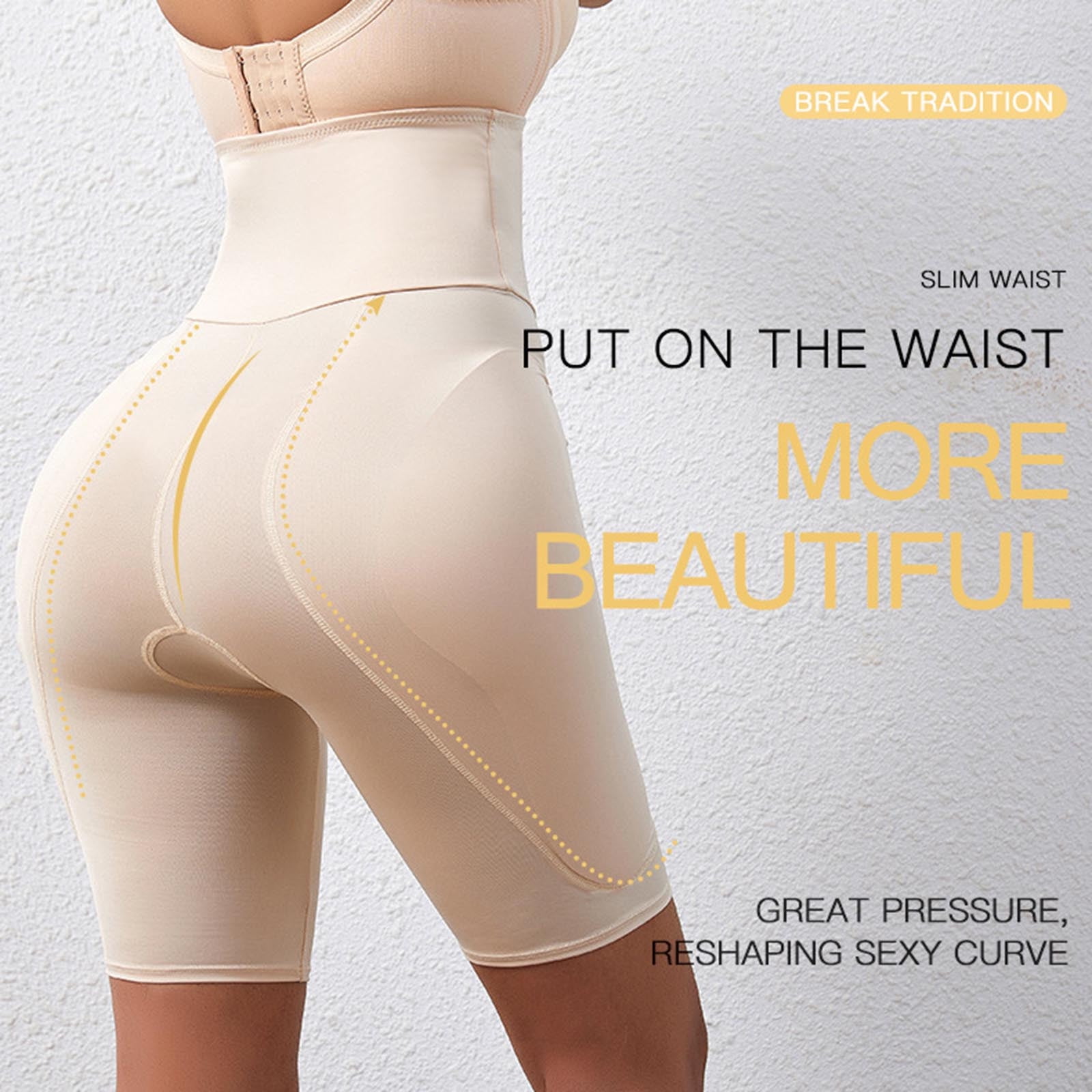 Body Shaper for Women Tummy Control, Summer Clearance Tummy And Hip Lift  Pants, Shaping Underpants Yoga Exercise Leggings High Waist Lifting Hip  Pants Summer Thin Shapewear 