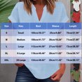thumbnail image 3 of Inverlee Cotton Linen Short Sleeve Tshirts for Women Summer Casual Notch V Neck Basic Tees Trendy Relax Fit Solid Color Tunic Tops, 3 of 5