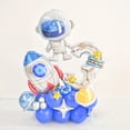thumbnail image 4 of Globos de aluminio con números y cohetes de astronauta para fiestas temáticas del espacio exterior, decoraciones para fiestas de cumpleaños de niños, suministros para fiestas de baby shower para niños, 4 of 5