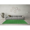 thumbnail image 3 of Ahgly Company Indoor Square Abstract Emerald Green Contemporary Area Rugs, 3' Square, 3 of 4