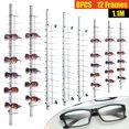 thumbnail image 4 of 8Pcs 12 Frames Eyeglasses Sunglasses Show Glasses Stand Holder Sunglasses Display Rack, 4 of 16