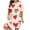 Beige, variant on WCJM Red Plus Size Casual Sleep Dress Women's Plus Heart Print Short Sleeve Round Neck Medium Stretch Loose Nightdress Valentine's Day Nightdress