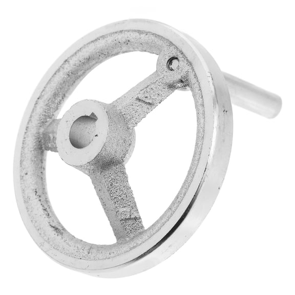 1 Set Round Hand Wheel Lathe Handwheel with Revolving Handle for Milling Machine Lathes Grinders Drill Press