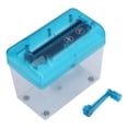 thumbnail image 3 of Noref Hand Shredder,Paper Shredder,Mini Manual Shredder Blue ABS Space Saving Easy Operation Fully Transparent Nonslip Design Small Paper Shredder, 3 of 8