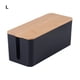 thumbnail image 4 of Organizador de Escritorio Matsuzay Caja de Cables de Almacenamiento Plástico Negro, 4 of 6