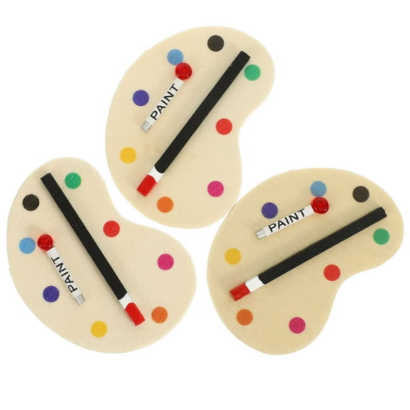 PBPBOX Tiny Paint Palette Mini Paint Palettes Multi 3PCS Density Board