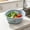 Blue BU, variant on WIZUTIZ Plastic Colander Basket Strainer Square Mesh Drainage Bowl for Washing Rice Vegetables Fruit Kitchen Storage Serving Tray Yellow