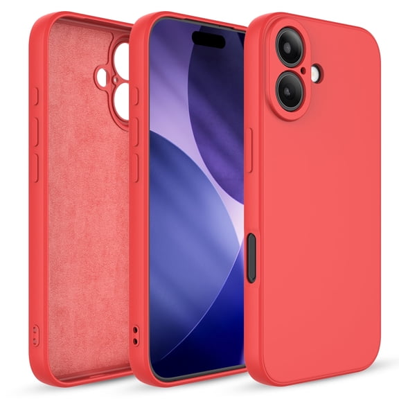 Elegant Choise for iPhone 17/17 Air/17 Pro/17 Pro Max Silicone Case Soft Anti-Scratch Protective Cover