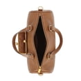 thumbnail image 5 of Free Assembly Women's Faux Leather Frame Satchel Handbag, Autumn Brown, 5 of 6