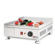 ALDKitchen Flat Top Griddle | Teppanyaki Grill with Manual Control | 110V | No plug | Cooking Surface 16.00" x 18.00"