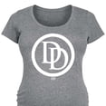 thumbnail image 3 of Marvel - Daredevil Logo - Women's Maternity Scoop Neck Graphic T-Shirt, 3 of 5