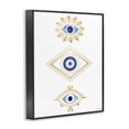 thumbnail image 2 of Stupell Industries Bohemian Eye Of Providence Abstract Deco Arrangement Vivid Blue Black Framed Giclee Art, 16 x 20, by Amanda Greenwood, 2 of 7