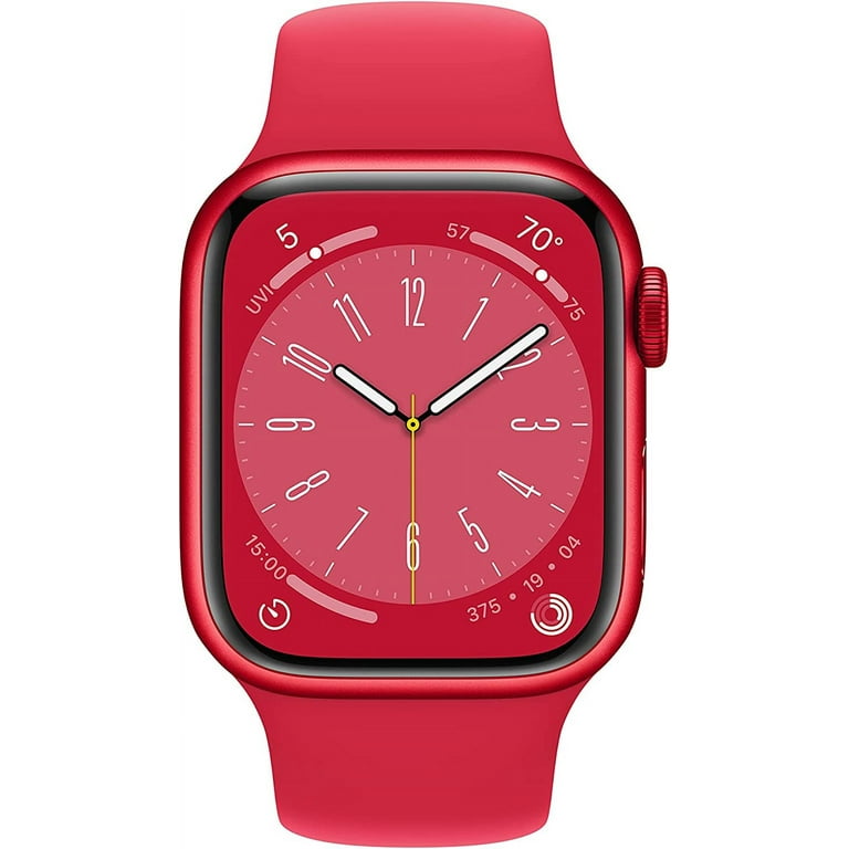 Restored Apple Watch Series 8 GPS 41mm (PRODUCT)RED Aluminum Case 