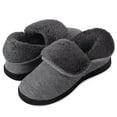 thumbnail image 5 of VANSARTO Mens Knit Bootie Slippers Comfy Casual Memory Foam Boot Slipper Indoor Outdoor House Shoes,Light Grey, Size 10, 5 of 6