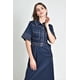 thumbnail image 4 of Vestido camisero largo Roman Fashion /Juvenil, 3829 (Azul marino) azul marino G, 4 of 5