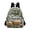 Cute Ghosts Pumpkins in Forest, variant on JIALIOU Mini Backpack Purse for Women Quilted Casual Daypack Small Travel Shoulder Bag, Fall Leaf and Dots