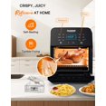 thumbnail image 5 of Nuwave Brio 15.5Qt freidora de aire, horno tostador y kit de asador, nueva tecnología avanzada de convección turbo 2024, libre de PFAS saludable, máxima uniformidad y crujiente, potente 1800 W, 50-425, 5 of 5