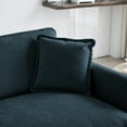 thumbnail image 4 of Williamspace Modern Chenille Deep Seat Loveseat with 4 Toss Pillows, Blue, 4 of 6