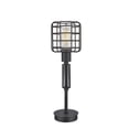 thumbnail image 1 of Benzara BM207454 Contemporary Style Caged Shade Table Lamp with Mesh Pattern, Black, 1 of 5