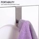 thumbnail image 5 of Stainless Steel Over Door Hanger Over Door Hooks Z-shaped Reversible Hanging, 5 of 5