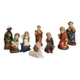 thumbnail image 2 of Juego de 11 figuras de resina Macarena estatuas coleccionables decoraciones de mesa adorno del pesebre de Jesús, 2 of 8