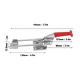 thumbnail image 4 of Simple Operate Not Easy To Release Firm  Shaped Lever, Latch-Action Toggle Clamp, For Mechanical Assembly Workpieces Welding Fast Clamping, 4 of 8