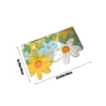 thumbnail image 3 of Non-Slip Quick Dry Bath Mat - Absorbent Low Profile Door Friendly Polyester Floor Mat, Easy to Clean Non-Shedding for Bathroom Kitchen Entryway, 23.6x15.7in Multicolor, 3 of 6