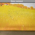 thumbnail image 6 of Ambesonne Mushroom Place Mats Set of 4, Fall Landscape Meadow, Standard Size, Orange Blue Red, 6 of 6