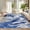 Blue, variant on ZACOO 2'x6' Abstract Marble Vein Indoor Runner Rug, Non-Slip Machine Washable Low-Pile Carpet for Hallway Entryway Kitchen, Blue