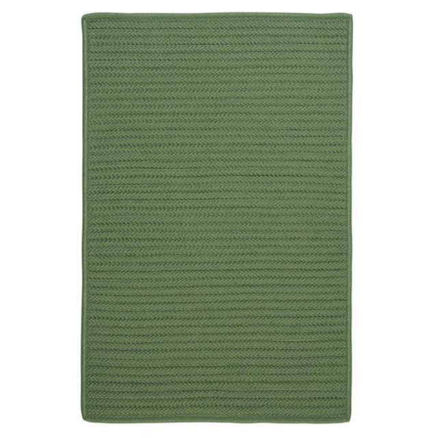 Colonial Mills Tapis H123R024X144S Simply Home Uni - Vert Mousse 2 Pi. x 12 Pi. Tapis Tressé