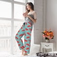thumbnail image 5 of Salouo Watermelon Print Women's Pajama Pants Casual Loose Sweatpants PJs Flowy Pants Drawstring Palazzo for Women Wide Leg Pants Lounge Pajama -Small, 5 of 8