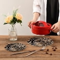 thumbnail image 6 of SKYSONIC Leopard Zebra Tiger Skin Pot Holders Trivets, 2 Pcs Heat Resistant Trivets,Animal Print Cotton Thread Weave Mats for Hot Pads Pans Pot Bowl Teapot for Kitchen Decor, 6 of 7