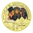 thumbnail image 2 of Juego de monedas de la civilización del Antiguo Egipto de 5 piezas con faraón y pirámide, 2 of 3