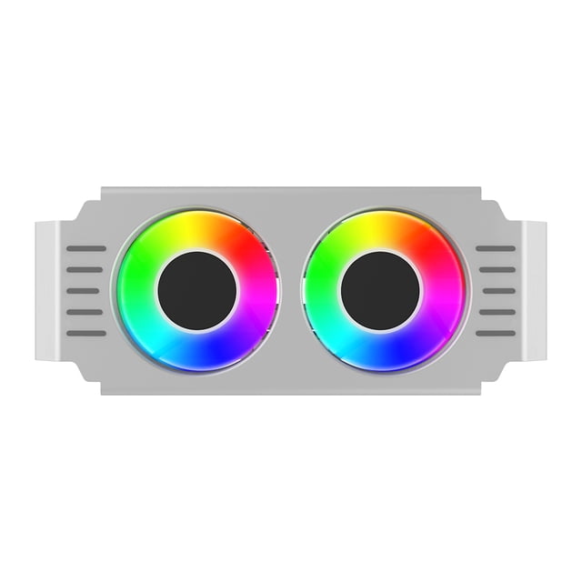 RAM Cooler 1000-4500+RPM Radiador enfriamiento memoria PC para DDR4 DDR5 (blanco)