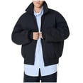thumbnail image 2 of Jackets for Men, Solid Color Outdoor Climb Sport Run Pocket Zipper Long Sleeve, Men's Jacket, 2 of 9