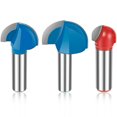 thumbnail image 1 of MesaSe 3Pcs 1/2inch Shank Core Box Router Bit Set Carbide Diameter 3/4inch 1-1/4inch 1-5/8inch  Nose Router Bits Durable Woodworking Milling Cutter Tool for Solid Wood Plywood, 1 of 10
