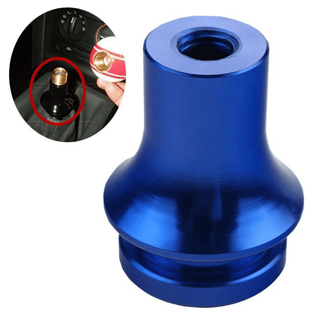 YSTIANN Shift Knob Boot Retainer & Adapter for Manual Gear Shifter Lever (12X1.25 Thread) - Gear Shifter Accessory, for Manual Gear Shifter Boot Installation & Fixing, Blue WJ94-2139